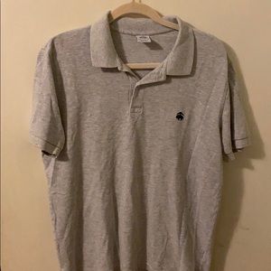 Grey Brooks Brothers Men Large Polo Shirt
